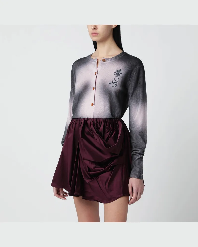 Vivienne Westwood Cardigan mit Farbverlauf in Rosa/Schwarz Pink