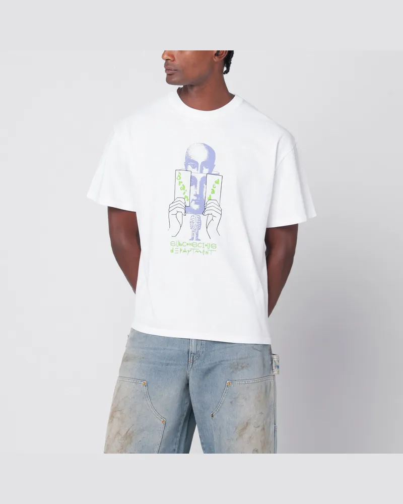 Brain Dead Weißes Subconscious T-Shirt White