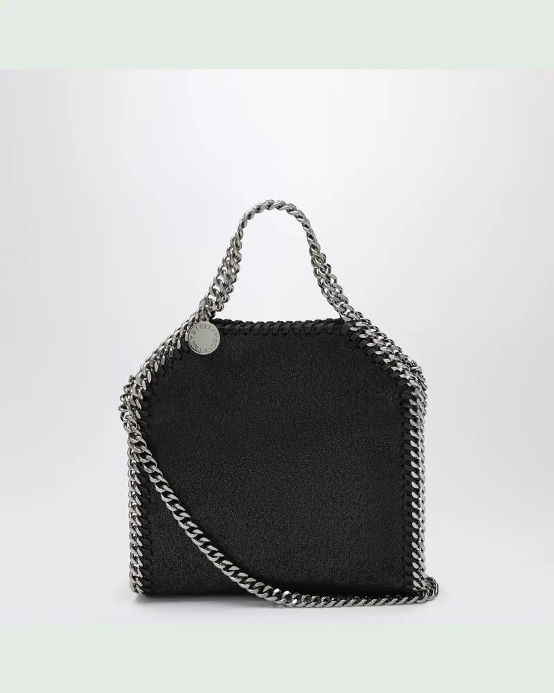 Stella McCartney Mikro-Tote-Tasche Falabella in Schwarz Black