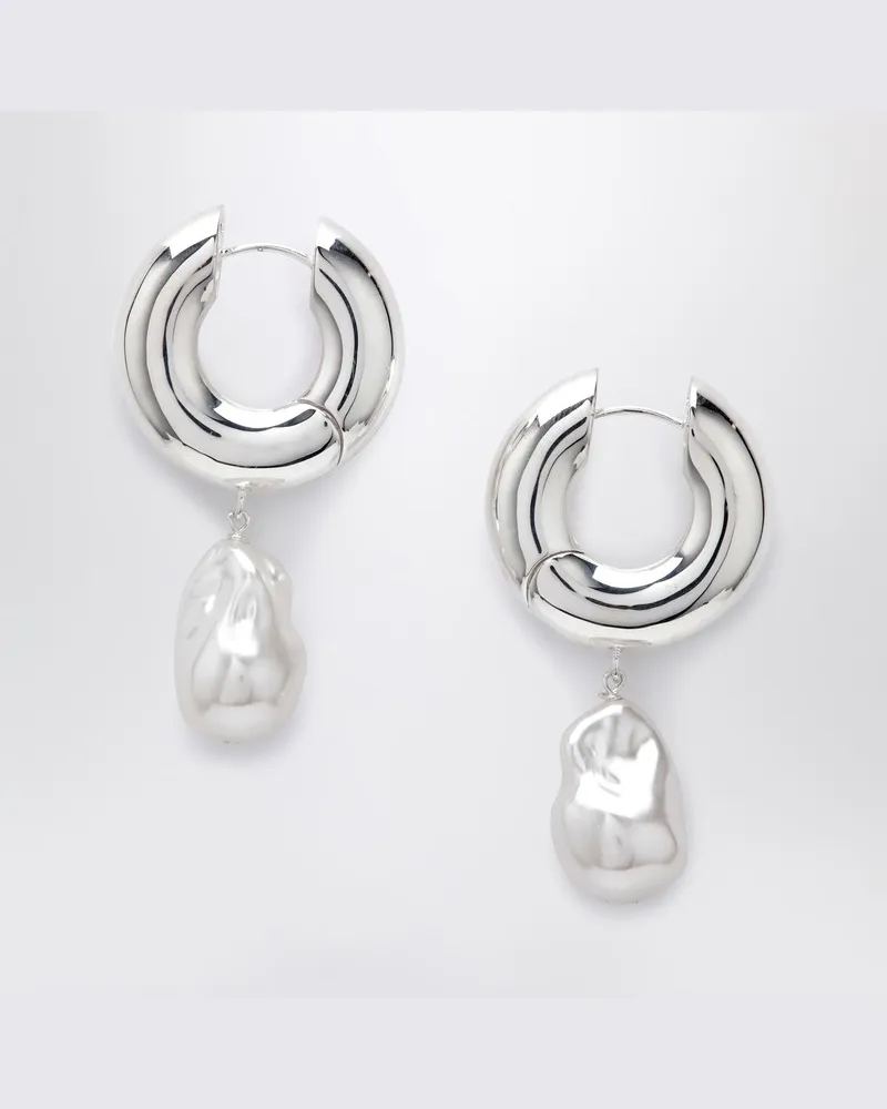 ÉLIOU Ohrringe Pearl aus Silber Metallisch