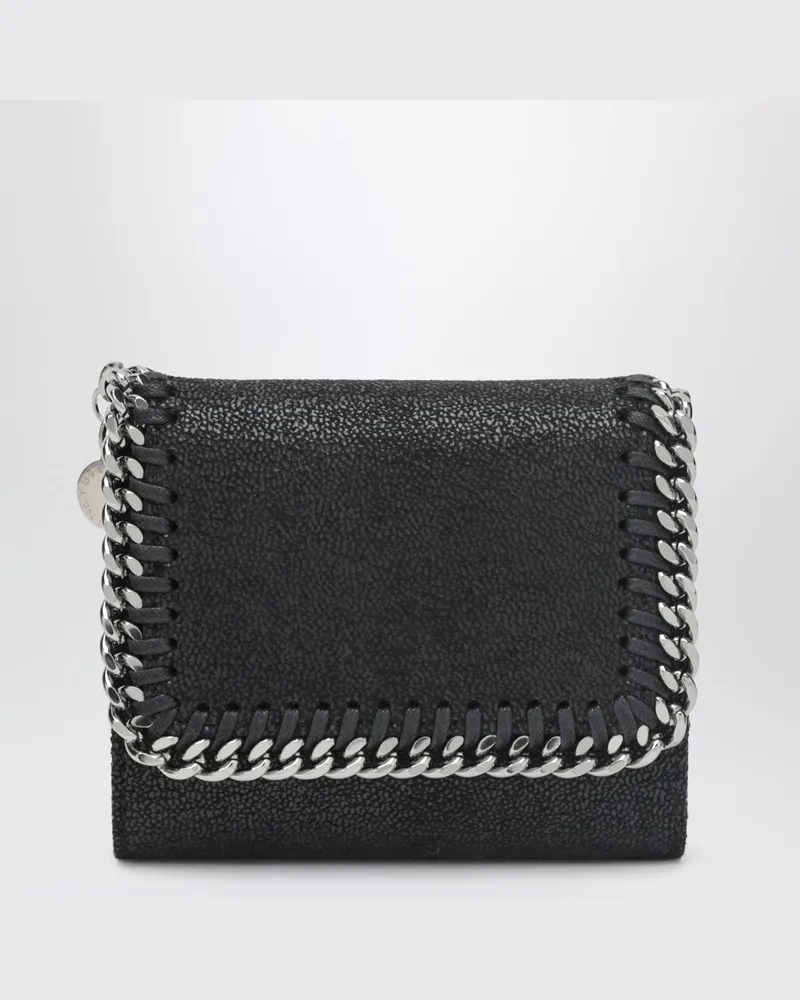 Stella McCartney Portemonnaie Falabella klein schwarz Schwarz