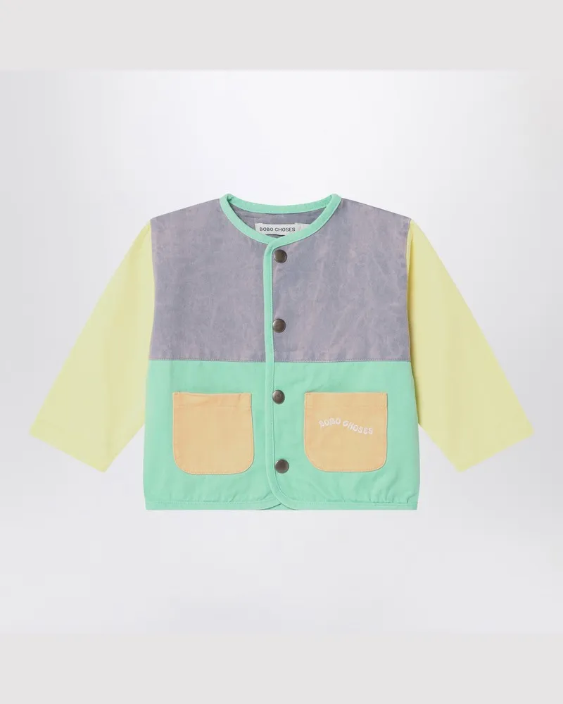 BOBO CHOSES Color-Block Jacke aus Baumwolle Mehrfarbig