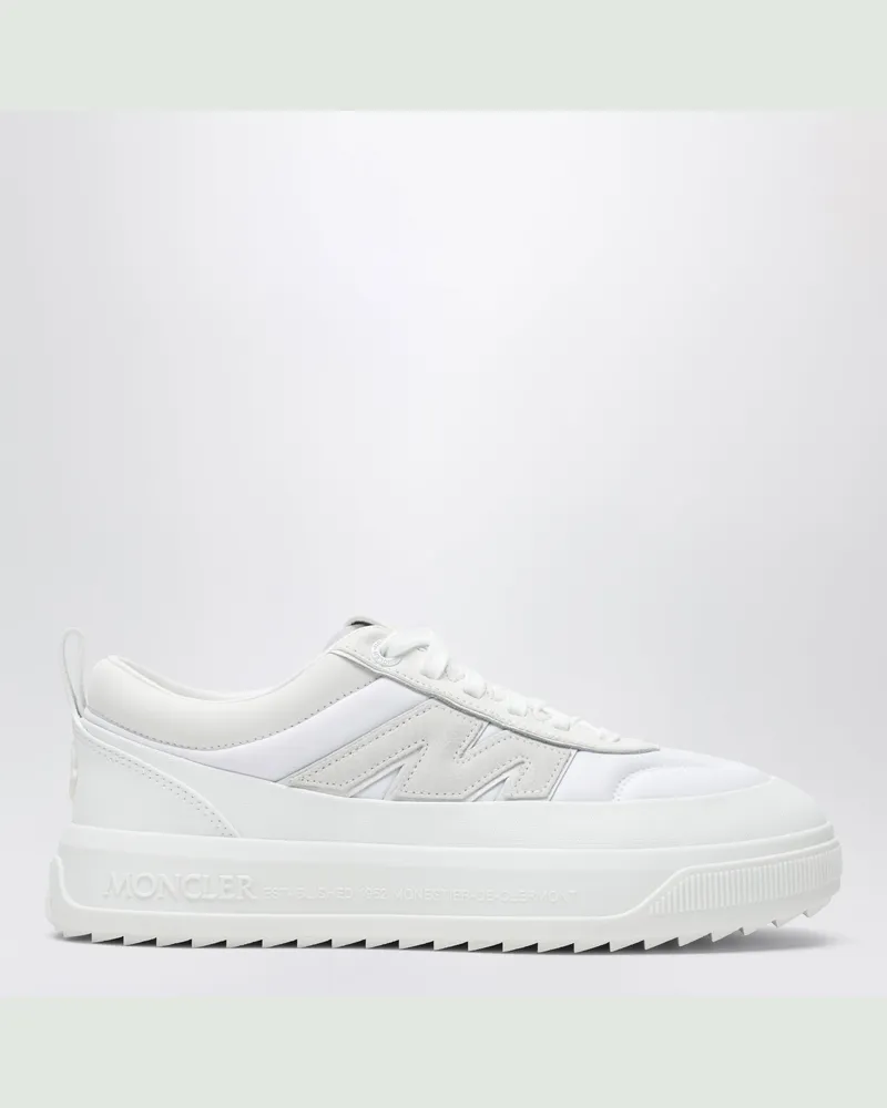 Moncler Altive Sneaker aus Nubuk und Wildleder in Weiß White