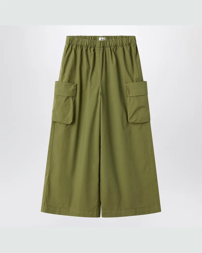 Il Gufo Hosen im Palazzo-Stil in Tannengrün Green