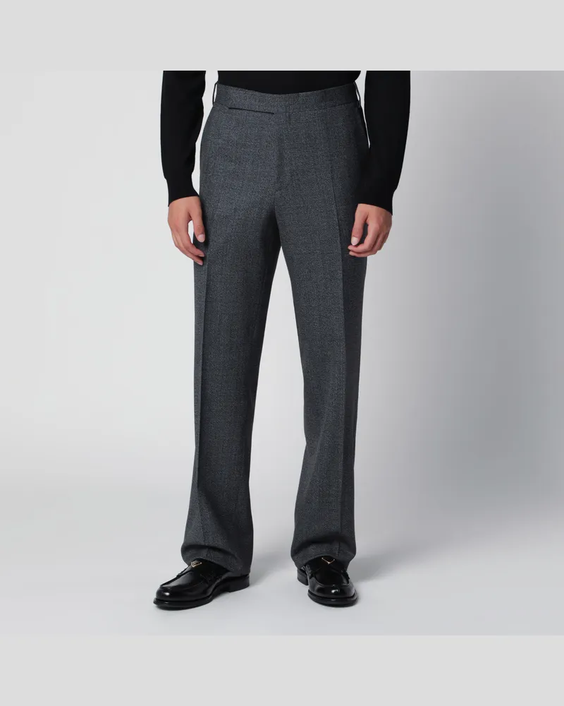LARDINI Graue Hose aus Wolle Grey