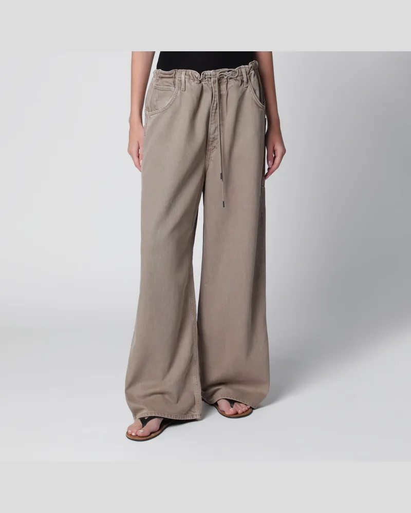 AGOLDE Shaw Jean Flyweight aus Denim in Mittelbraun Beige