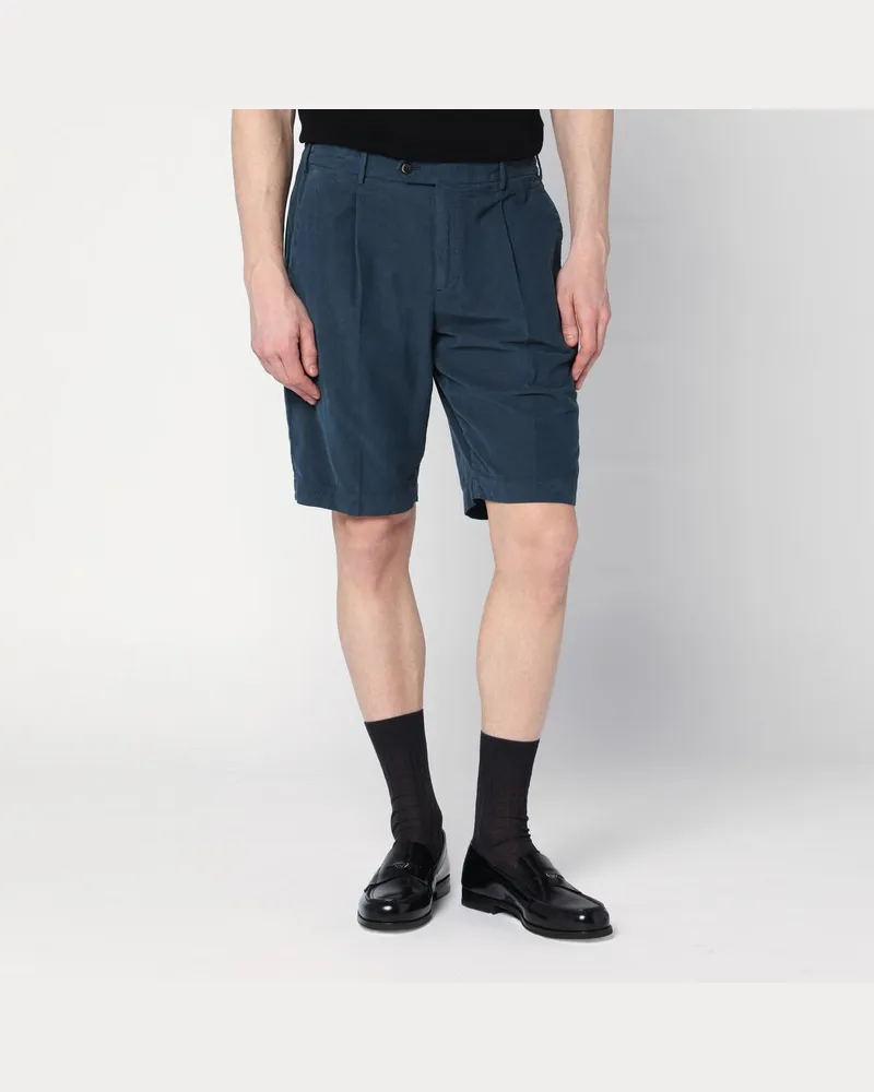 PT TORINO Bermuda-Shorts in Blau aus Baumwolle Blau