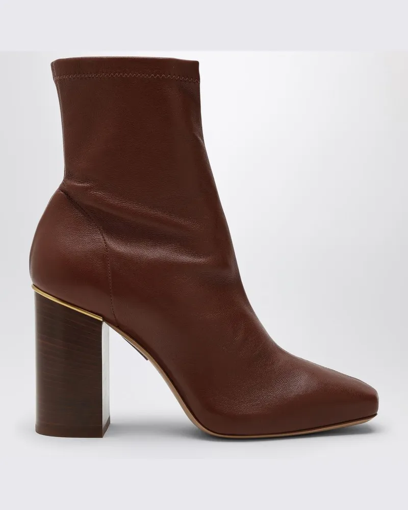 Chloé Cognacfarbene Stiefelette Ambre Braun