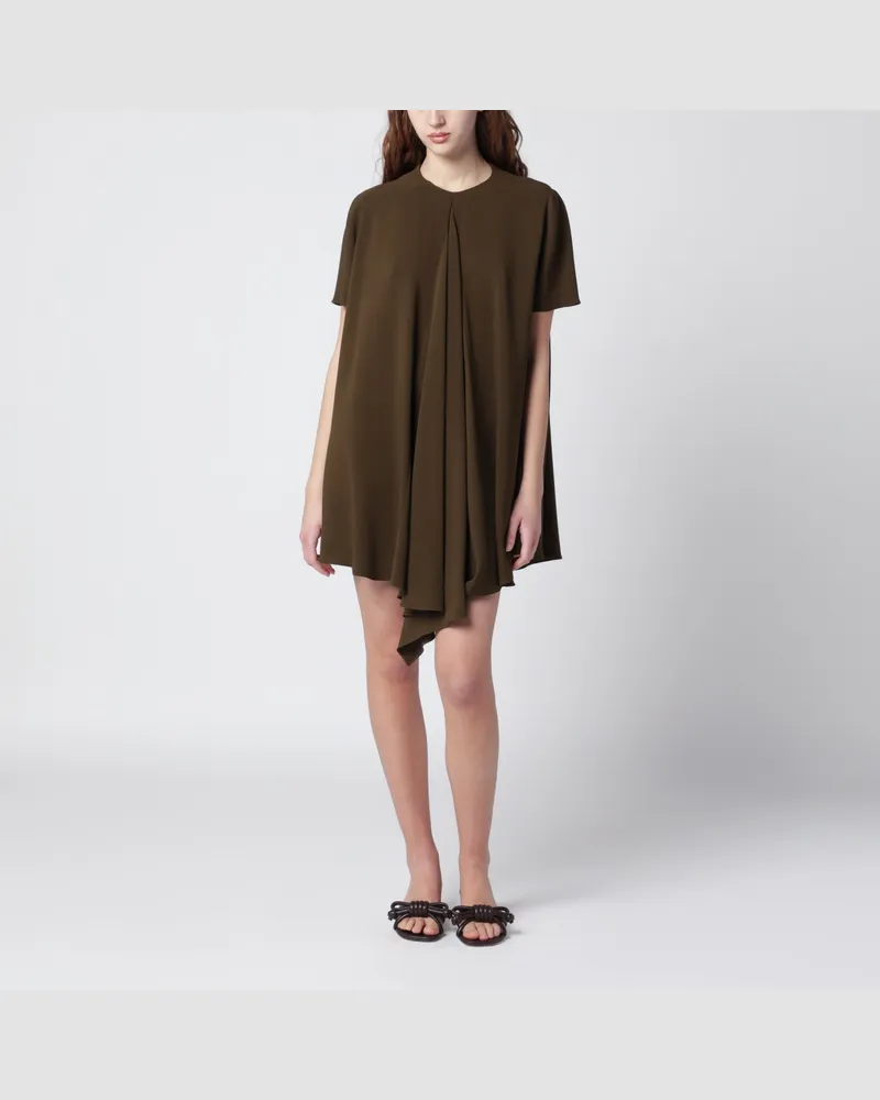 Loewe Khakigrünes Kleid aus Stretchviskose Green