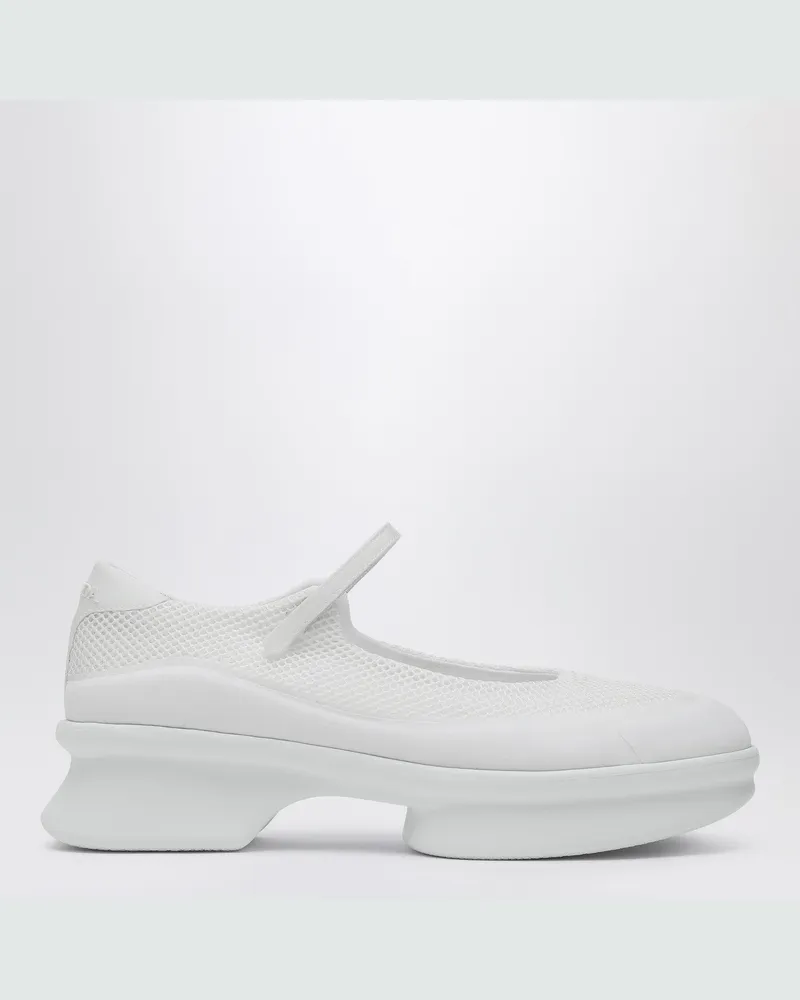 Prada Weißer Netzballerina 
