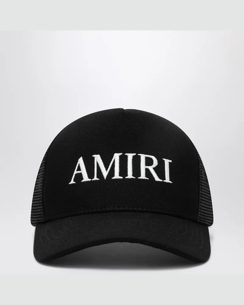 Amiri Schwarze Baseballkappe mit Logo Black