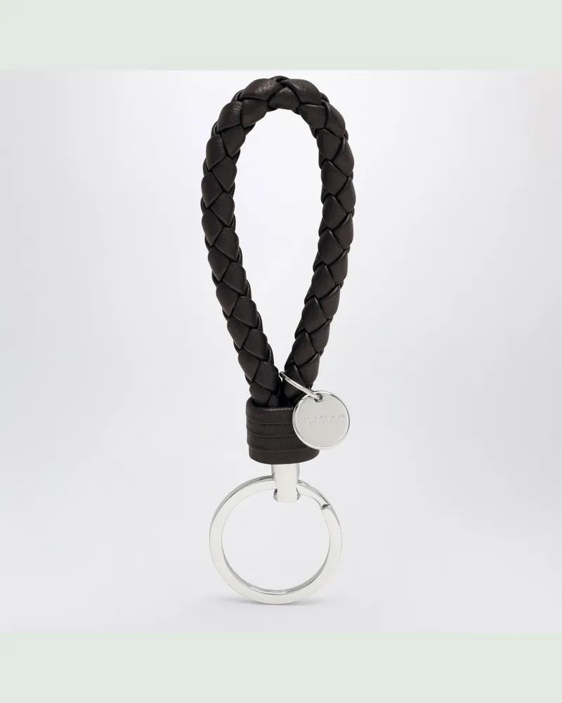 Bottega Veneta Schlüsselanhänger Fondant Intrecciato Brown