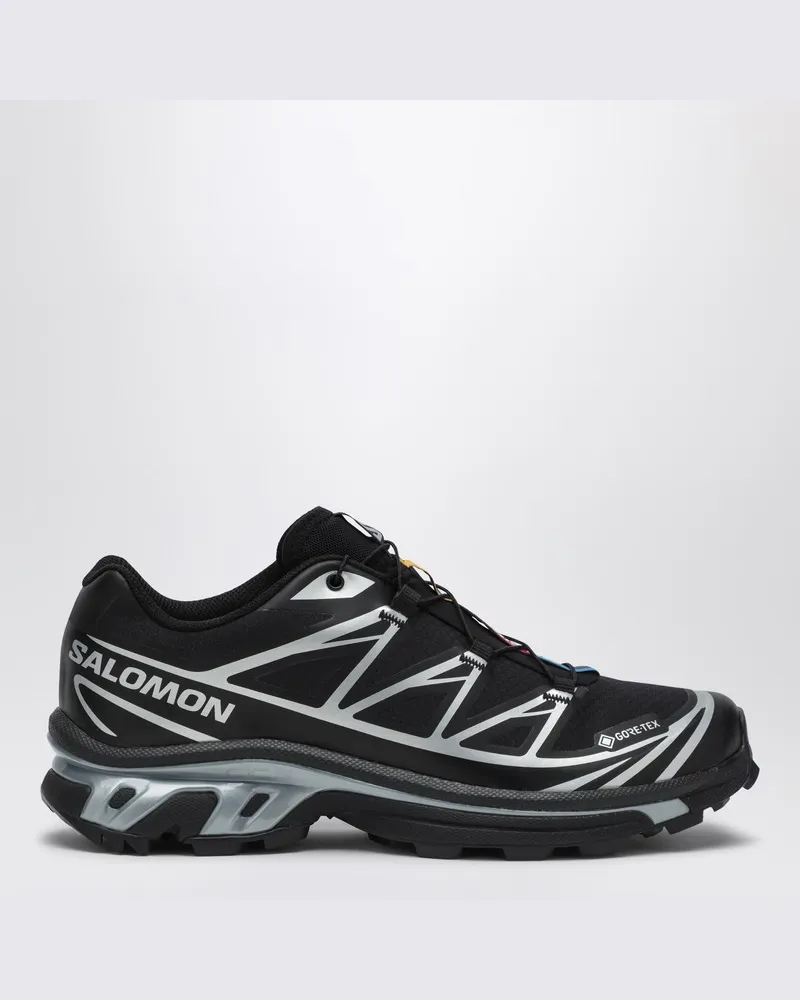 Salomon Flacher Sneaker XT-6 schwarz/silber Schwarz