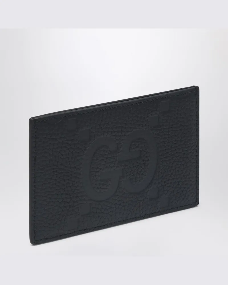 Gucci Schwarzes Kreditkartenetui mit Maxi GG 