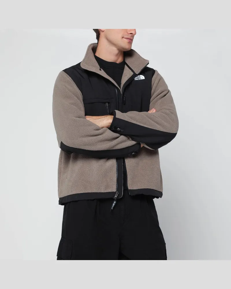 The North Face Retro Denali Jacke in Mocha/Schwarz Braun