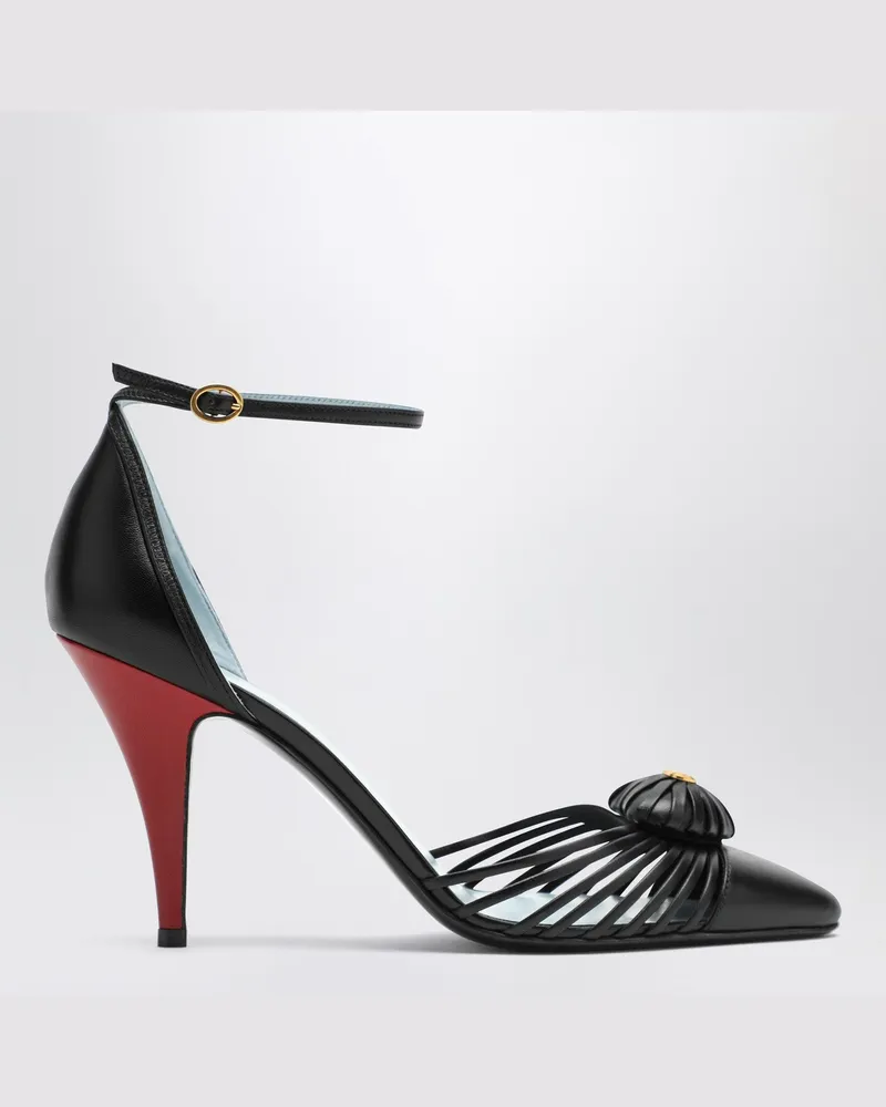 Valentino Garavani Décolleté VG Sandale Royal schwarz Black