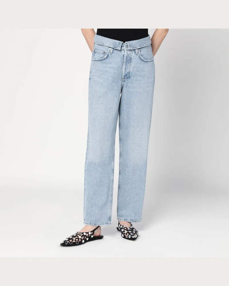 AGOLDE Echo-Jeans hellblau Light