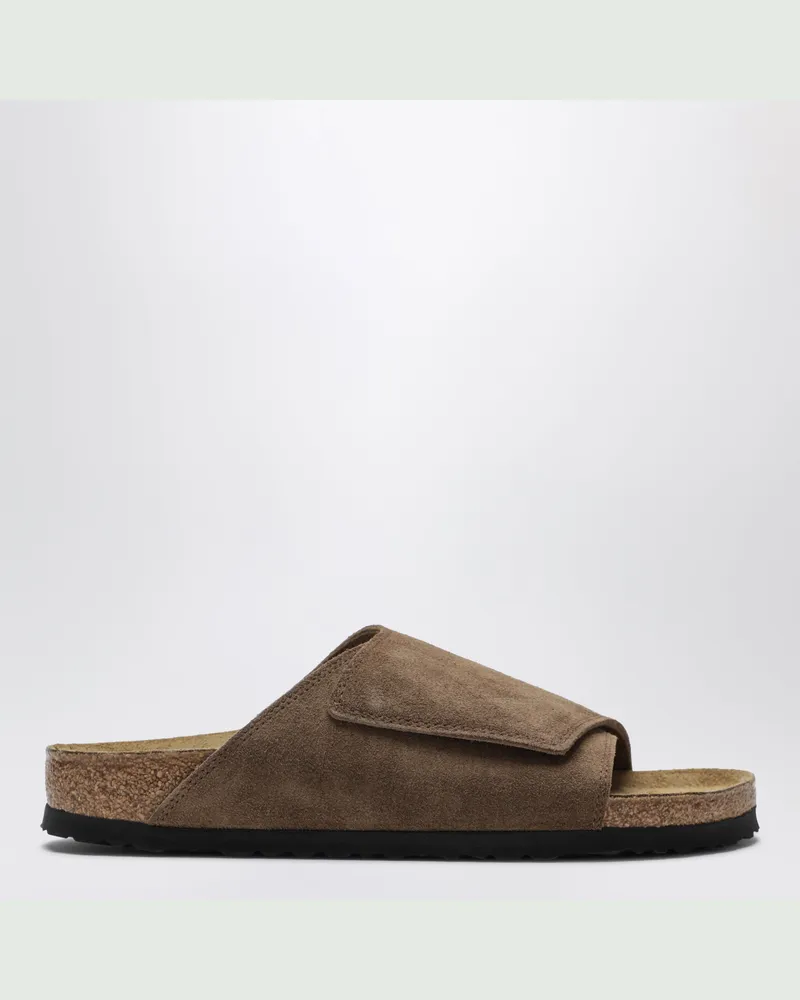 Birkenstock Braune Solana VL Slides aus Wildleder Brown