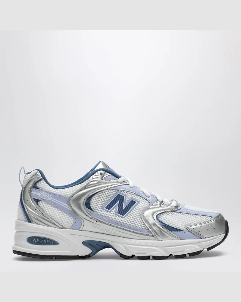 New Balance 530 Sneaker in Silver Metallic / Daybreak / Magic Blue Metal