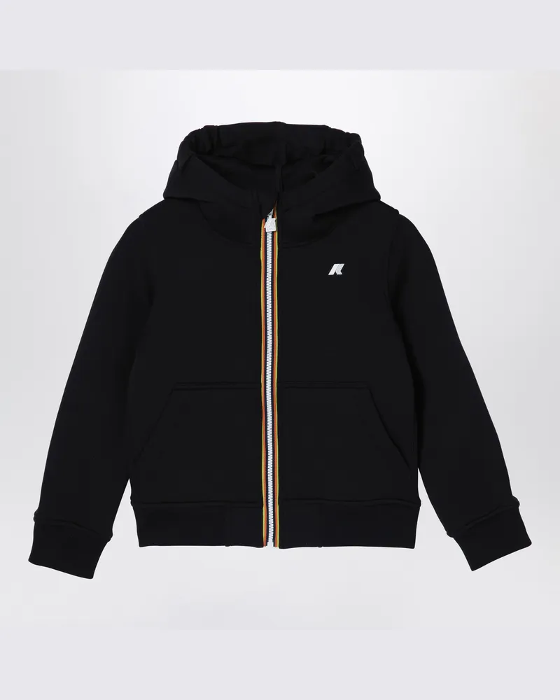 K-Way Schwarze Kapuzenjacke Berenger 