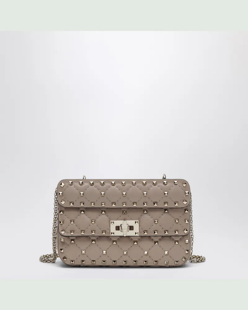 Valentino Garavani Mini Rockstud Spike Handtasche in Puderrosa aus Leder Pink