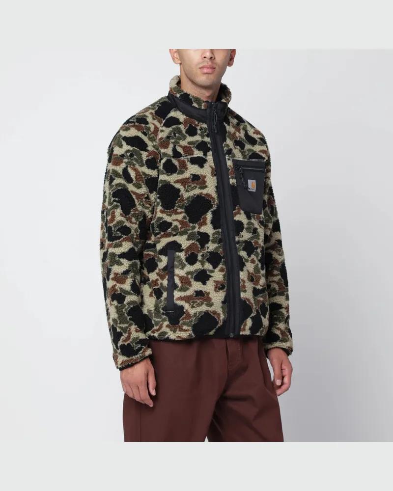 Carhartt WIP Prentis Liner Fleece Camo Duck Jacquard Grün