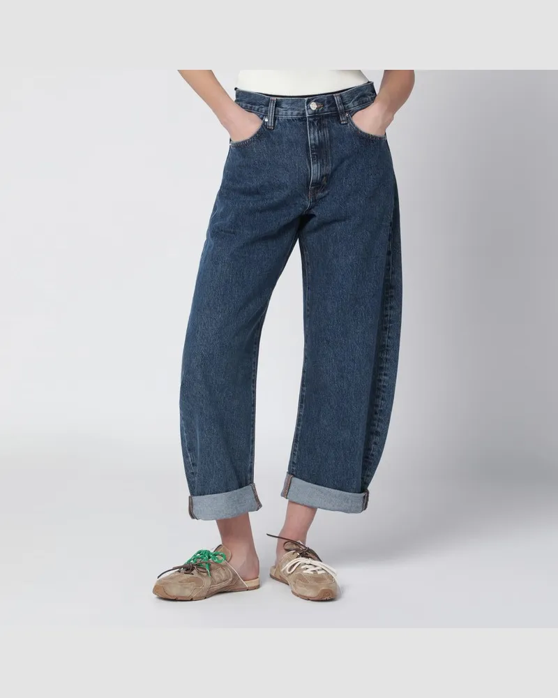 Frame Denim The Bubble Jeans in Indigoblau Blau