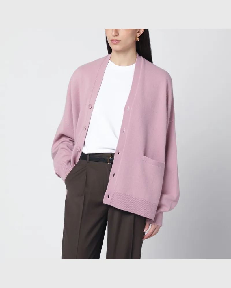 extreme cashmere Oversize-Cardigan N°24 Tokio in Rosa Rosa