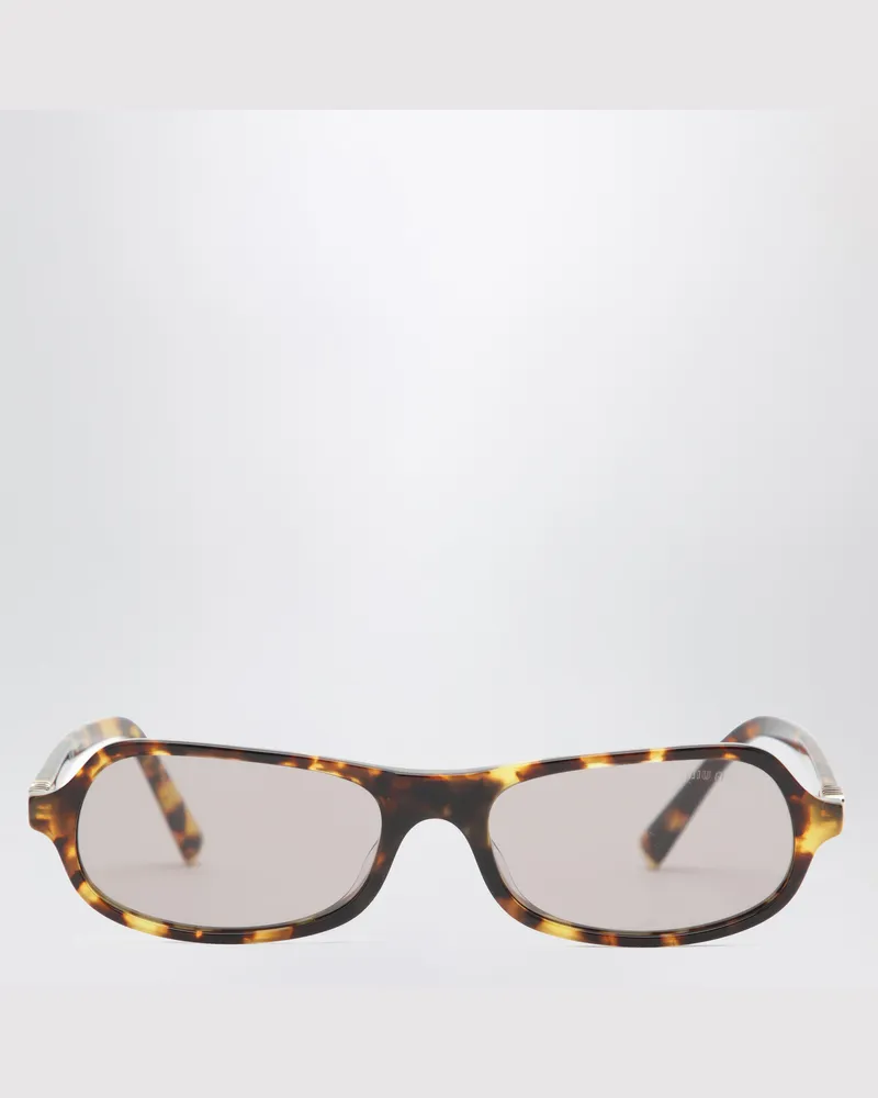 Miu Miu Sonnenbrille Miu Regard Honey Havana Brown