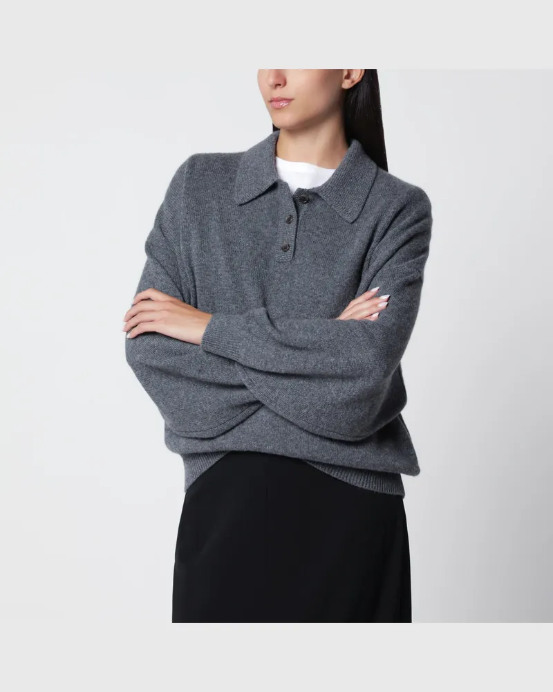 Lisa Yang Etta Kaschmirpullover in Graphit Grey