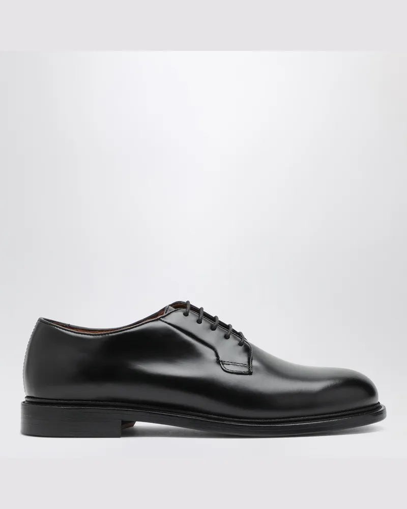 Sebago Schwarze Milton Gyw Derbyschuhe aus Leder Black