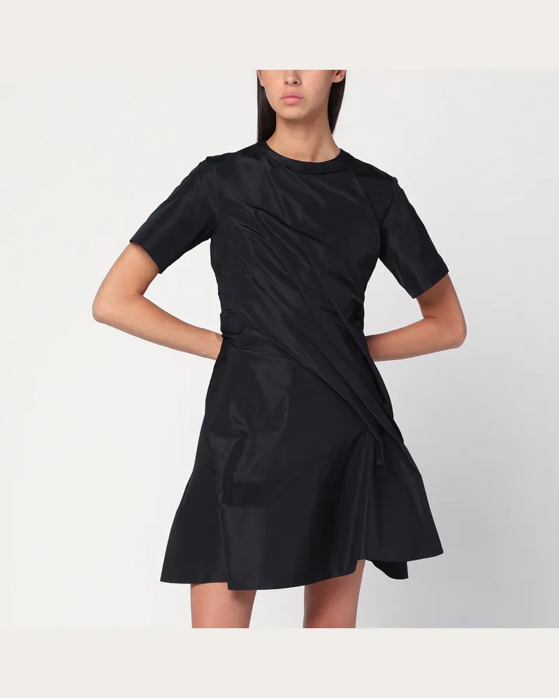 Loewe Schwarzes Minikleid mit Drapierungen 
