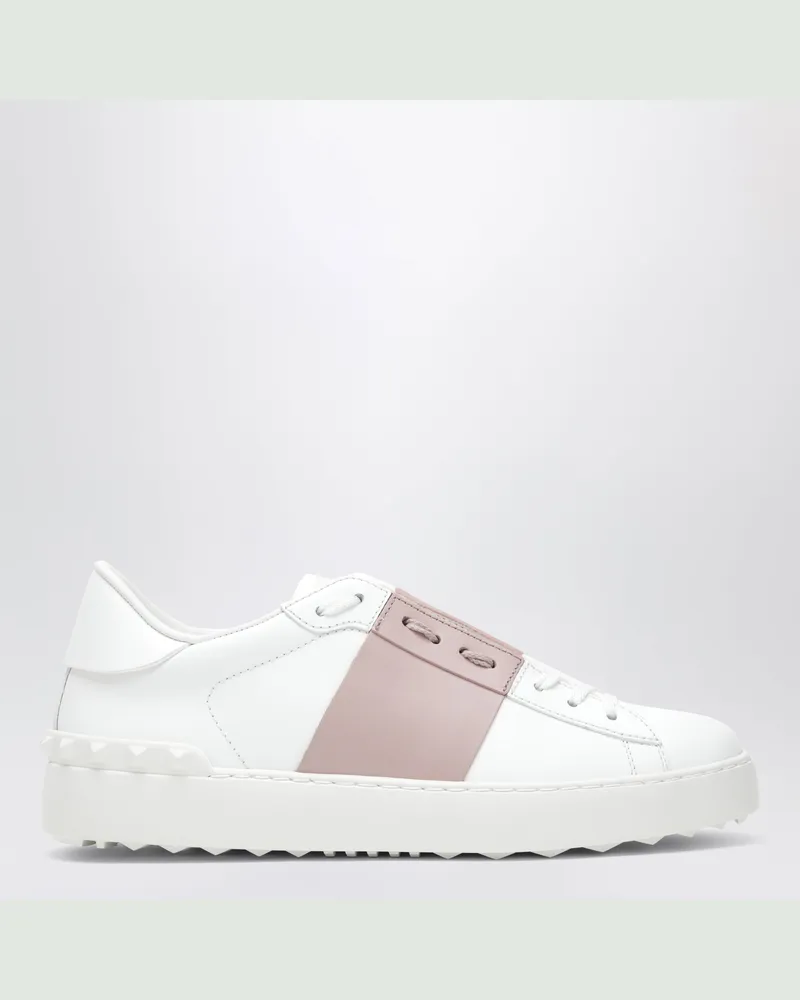 Valentino Garavani Open Sneaker in Weiß/Altrosa Pink