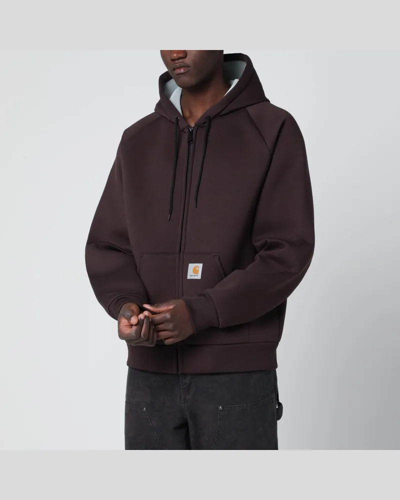 Carhartt WIP Car-Lux Kapuzenjacke Palisander/Grau Grau