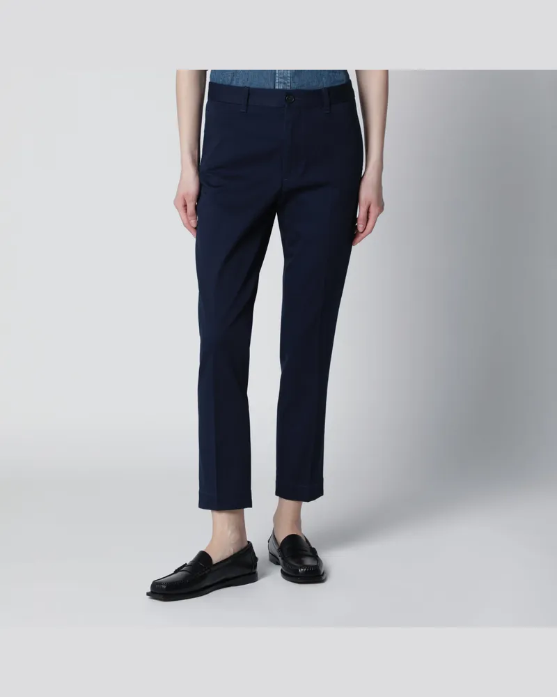 Ralph Lauren Marineblaue Baumwollhose Blue