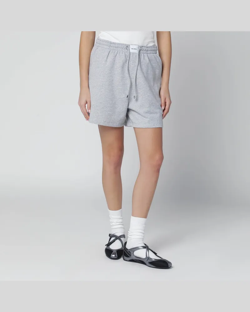 ATTICO Graue Shorts aus Baumwolle Grey
