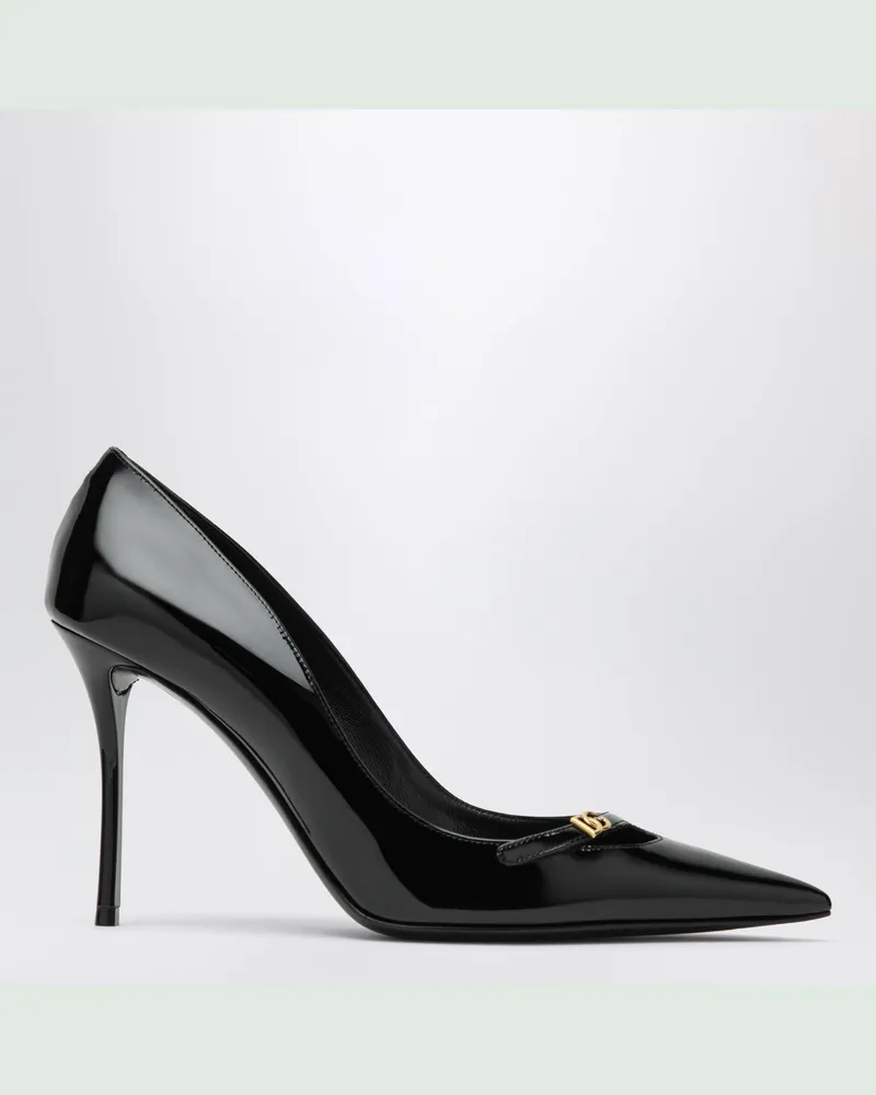 Dolce & Gabbana Pumps in Schwarz aus Lackleder Black