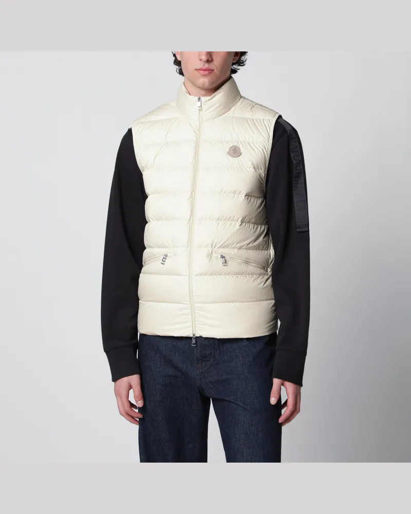 Moncler Lechtal Steppweste mit Reißverschluss in Beige Beige