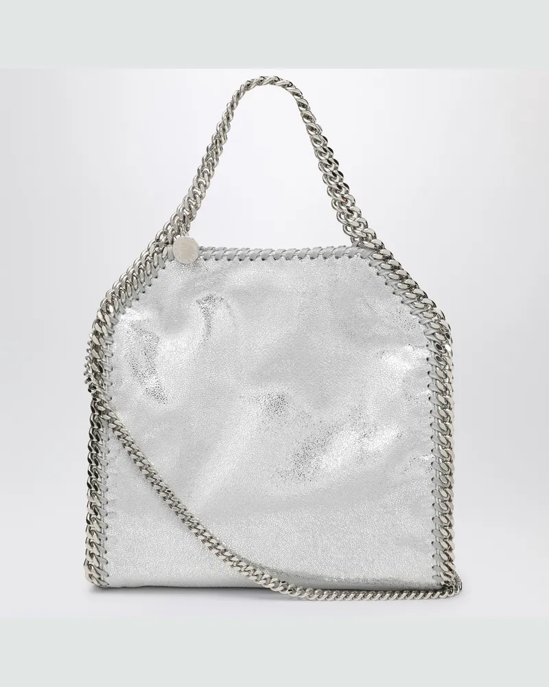 Stella McCartney Mini-Tote-Tasche Falabella in Silber Metal