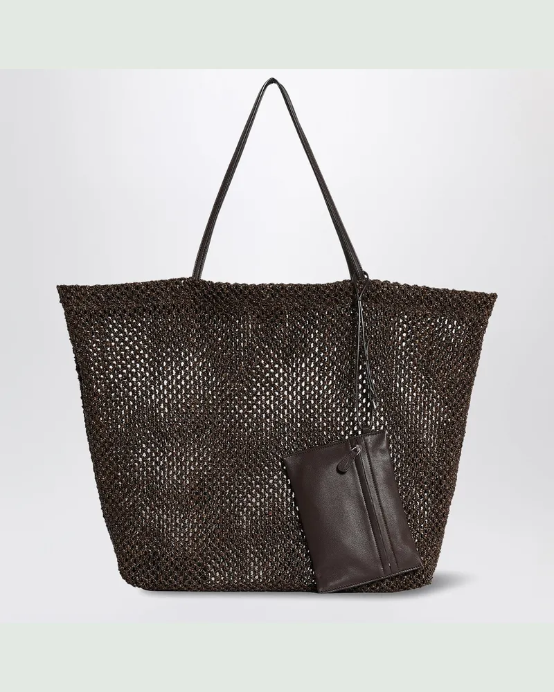 The Row Tote-Bag Barn aus Nylon in Dunkelbraun Brown