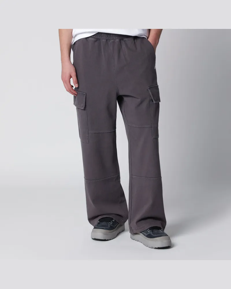 BAPE Verwaschene graue Cargo-Jogginghose Grey