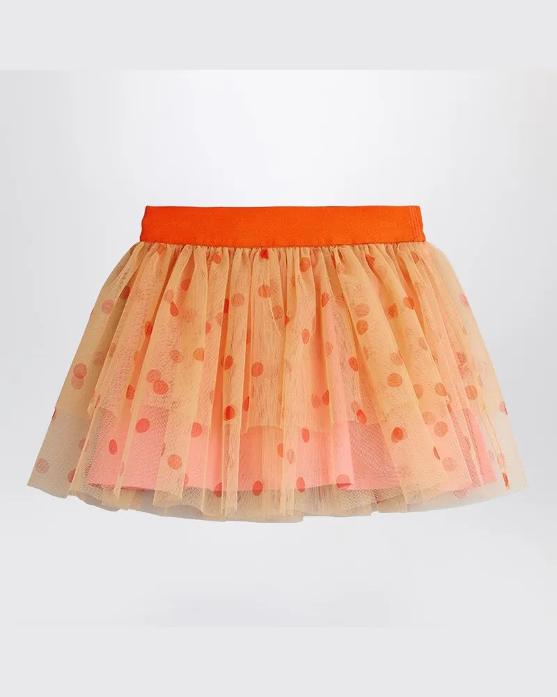 Mini Rodini Gepunkteter Tüllrock Rosa