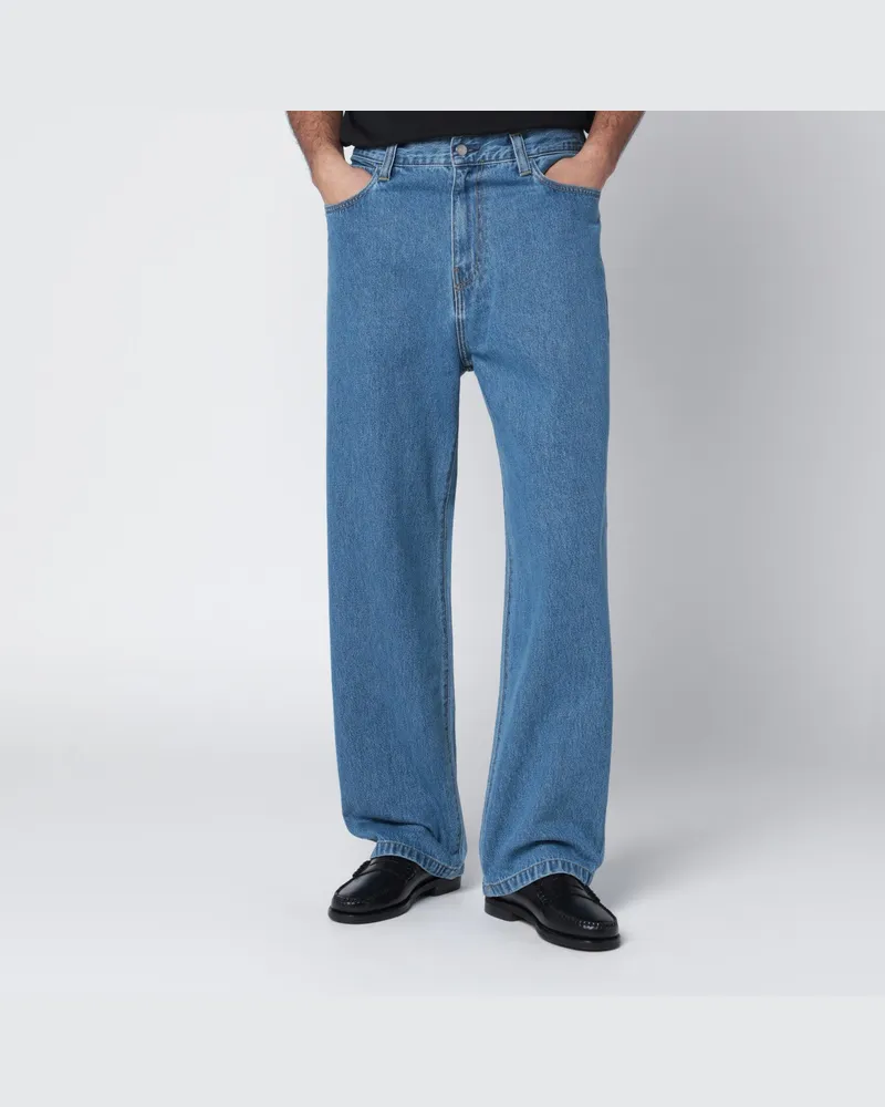 Carhartt WIP Landon Pant Blue/Heavy Stone Wash Blue