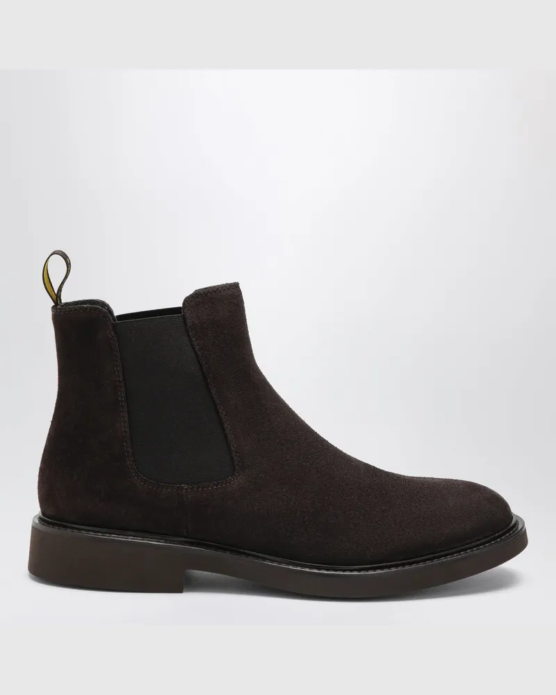 Doucal´s Brown suede ankle boots Brown