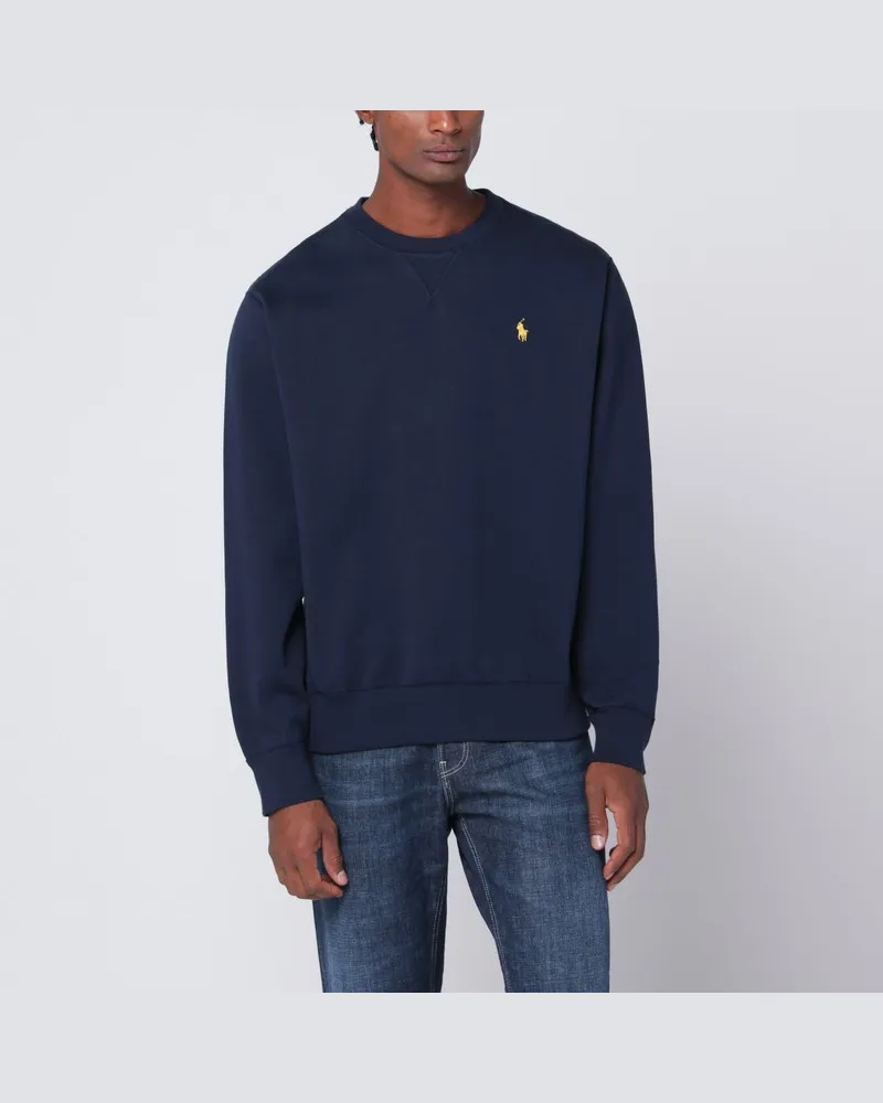 Ralph Lauren Sweatshirt in Marineblau aus Baumwollmischung Blau