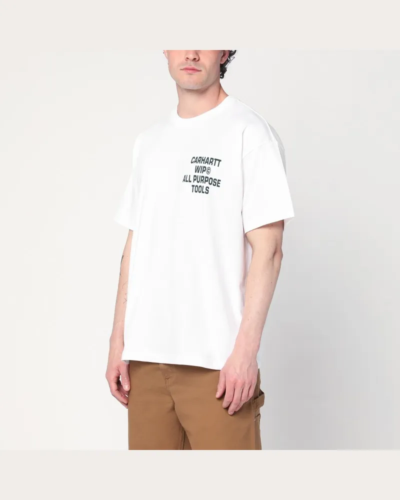 Carhartt WIP S/S Cross Screw T-Shirt weiß Weiß