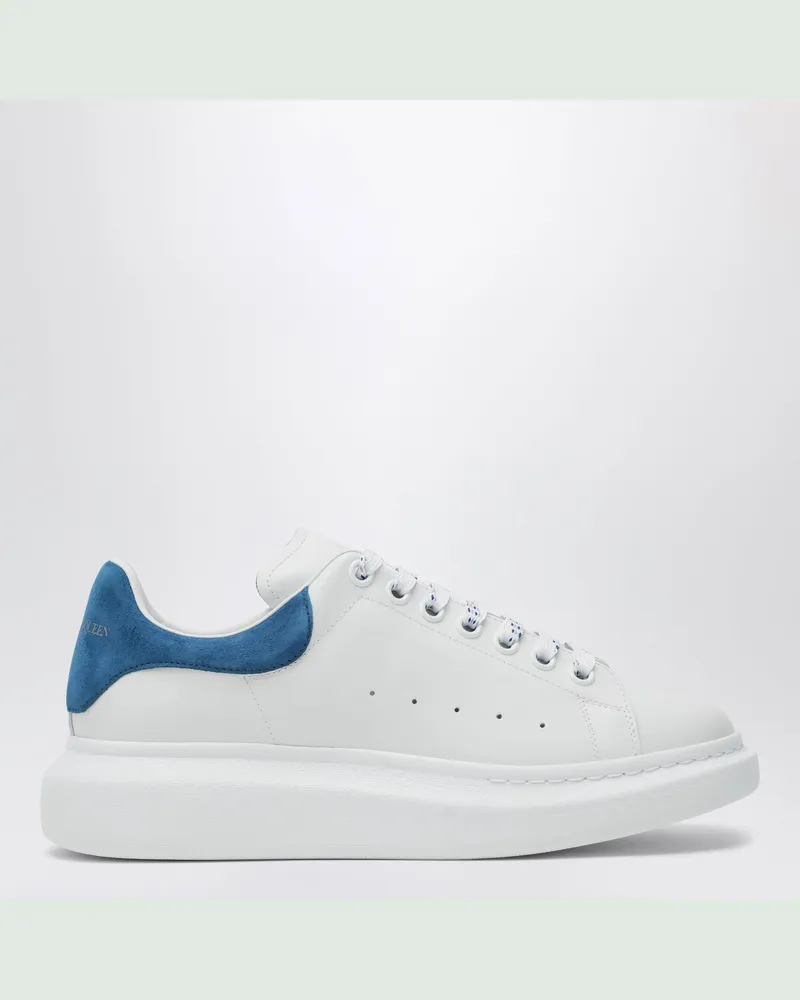 Alexander McQueen Weiß/blauer Oversize-Sneakers White