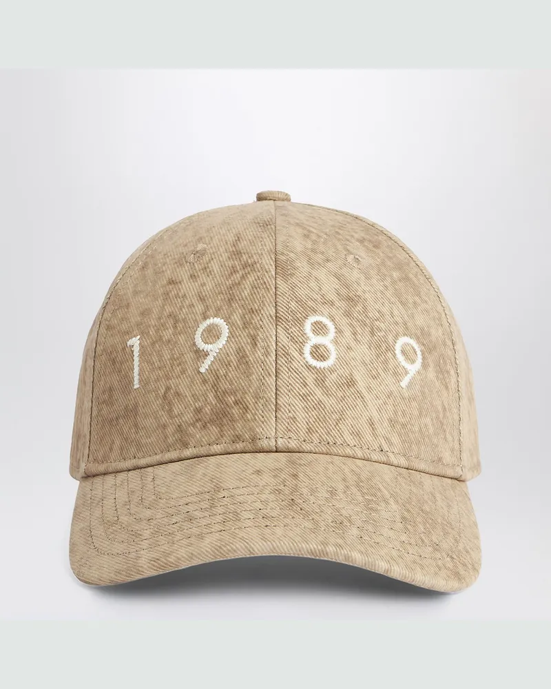 1989 STUDIO Baseballkappe 1989 aus bedrucktem Camouflage-Denim 