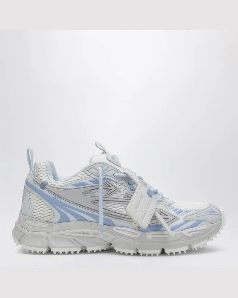 OFF-WHITE Be Right Back-Sneaker in Weiß und Hellblau Weiß