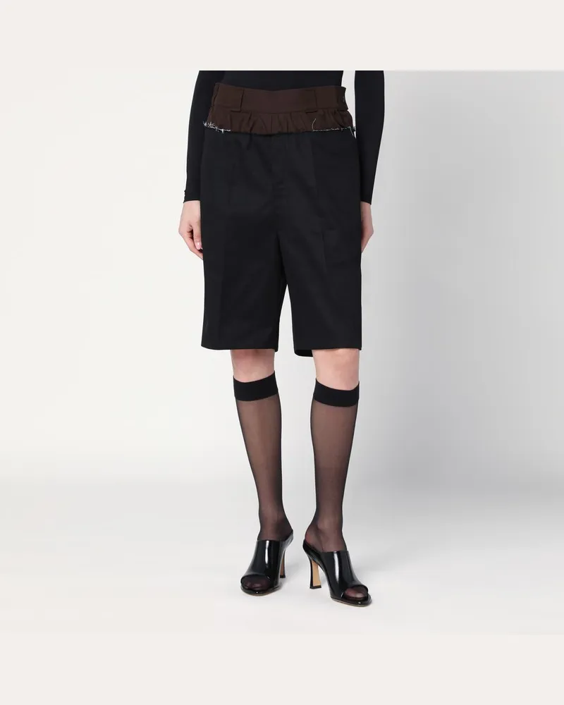 Maison Margiela Bermuda-Shorts Anonymity of the lining Schwarz